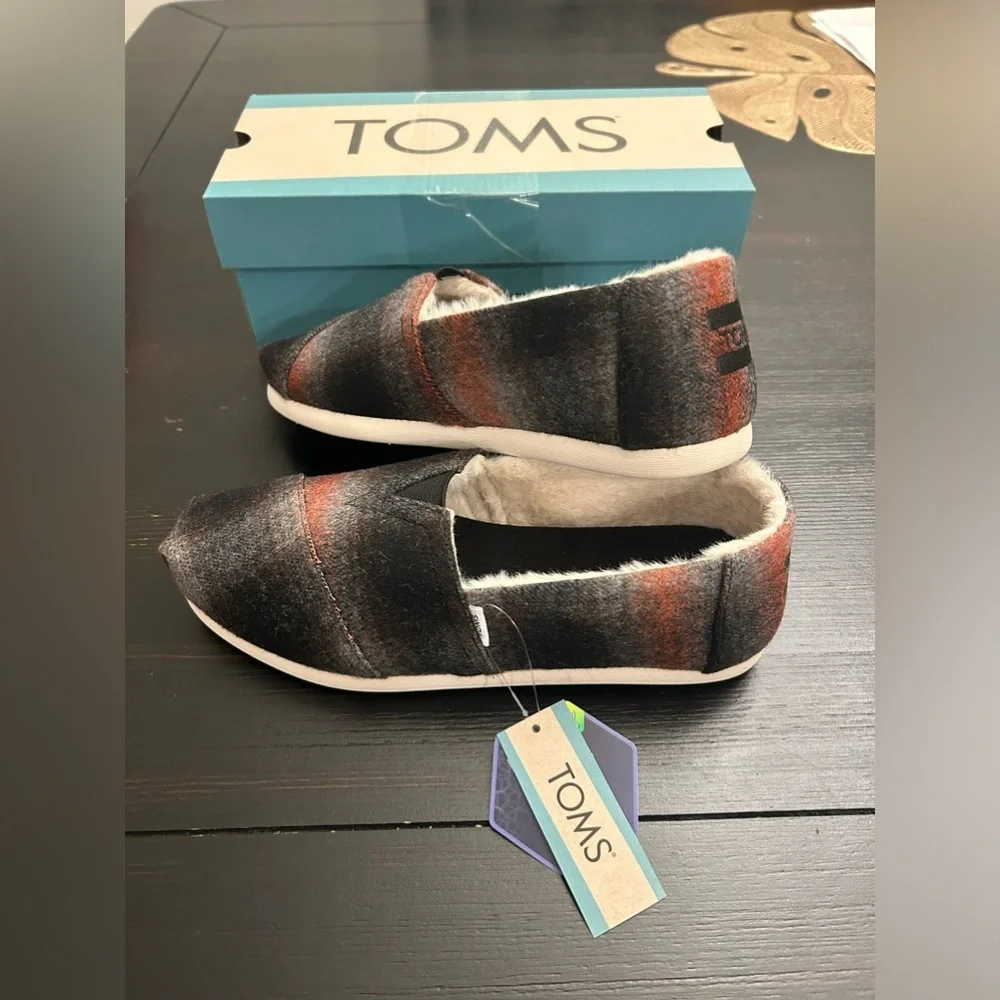 TOMS Men's Alpargata Recycled Cotton Canvas” Loafer Flat Size 7